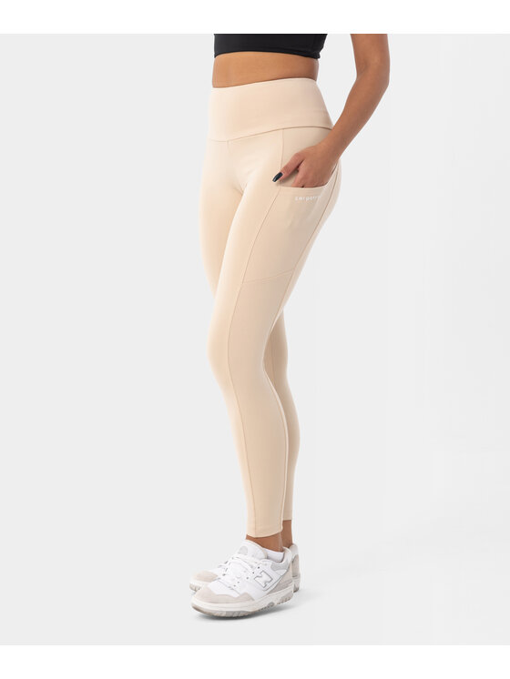 Carpatree Carpatree Legginsy Libra leggings Beżowy Fitted Fit