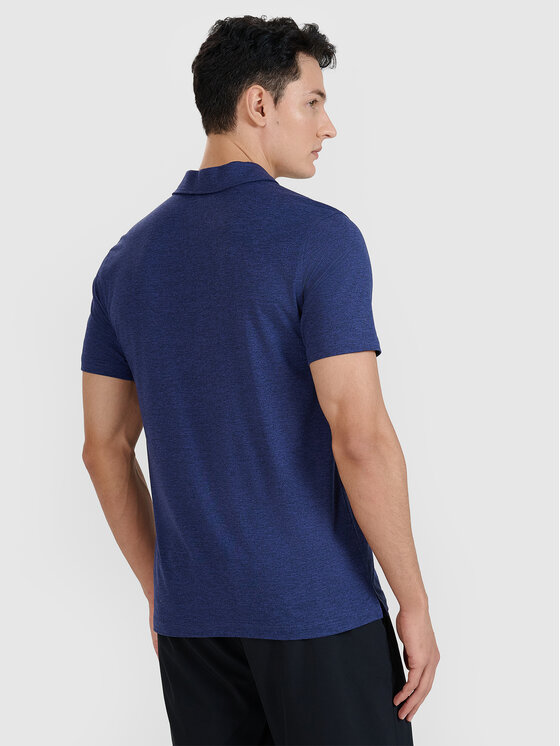 4F 4F Polo MULTI ACTIVE Granatowy Regular Fit