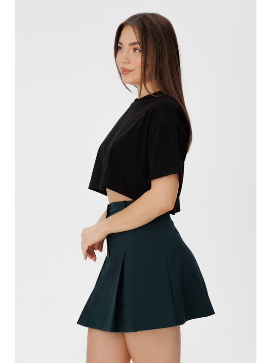 LAURELLA LAURELLA Sukňa 7SS008 Zelená Regular Fit