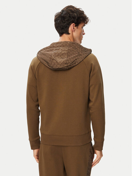 MICHAEL Michael Kors MICHAEL Michael Kors Суитшърт CF552Q55MF Каки Regular Fit