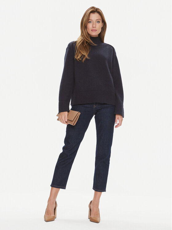 Tommy Hilfiger Tommy Hilfiger Garbó WW0WW39903 Sötétkék Relaxed Fit