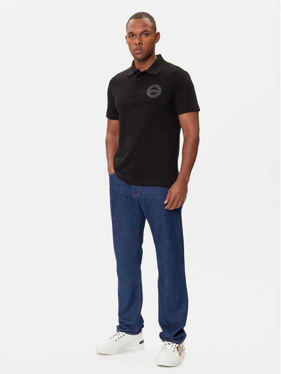 Versace Jeans Couture Versace Jeans Couture Polokošeľa 79GAGT06 CJ01T Čierna Regular Fit