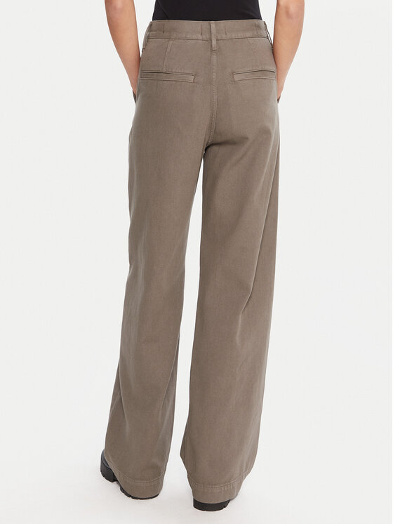 G-Star Raw G-Star Raw Bavlnené nohavice Deck 2.0 D26432-E078 Zelená Wide Leg