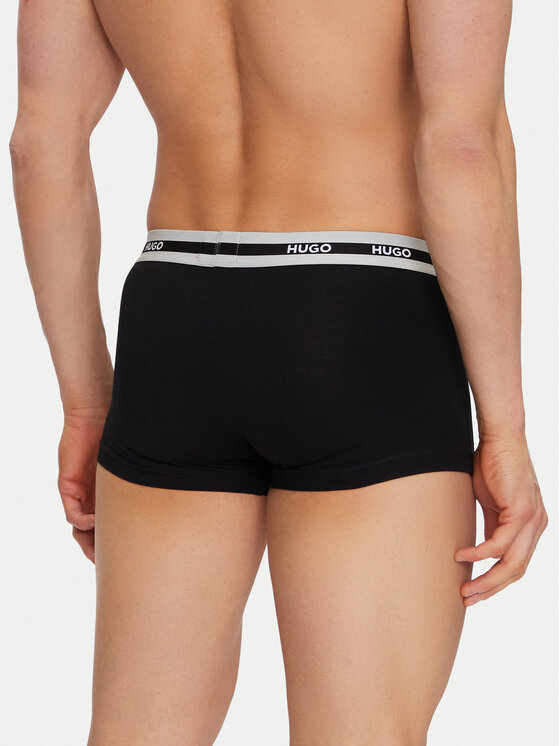 HUGO HUGO Set od 3 para bokserica 50492375 Crna Regular Fit