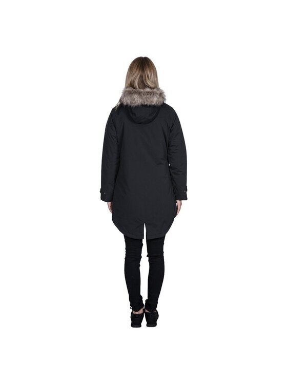 Trespass Trespass Kurtka przeciwdeszczowa Clea Czarny Long Fit