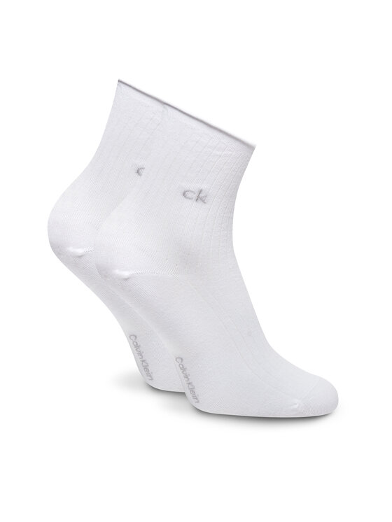 Calvin Klein Calvin Klein Чорапи дълги дамски 701229681 Бял