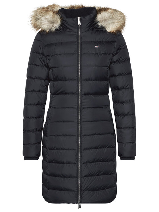 Tommy Jeans Tommy Jeans Winterjacke Essential DW0DW09060 Schwarz Regular Fit