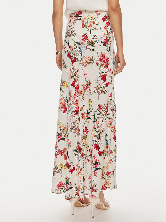 ViCOLO ViCOLO Maxi szoknya TB2126 Ekru Regular Fit