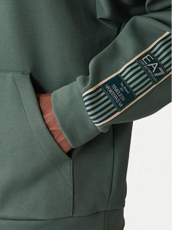 EA7 Emporio Armani EA7 Emporio Armani Felpa 7M001508 AF12660 U7260 Verde Regular Fit