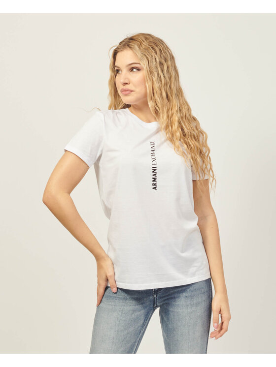 Armani Exchange Armani Exchange Tričko 3DYT02-YJ16Z Biela Regular Fit