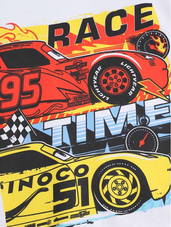 Coccodrillo Coccodrillo Marškinėliai WC5143203LBD Balta Regular Fit