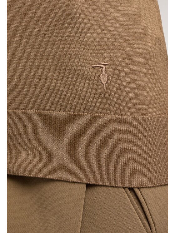 Trussardi Trussardi Sweter M7356001241N041 Brązowy Regular Fit