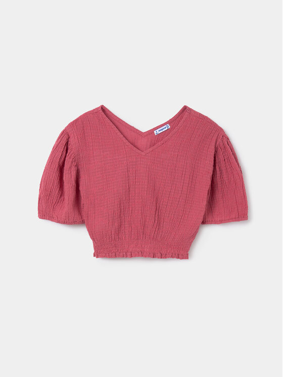 Mayoral Mayoral Bluza 6102 Roza Regular Fit