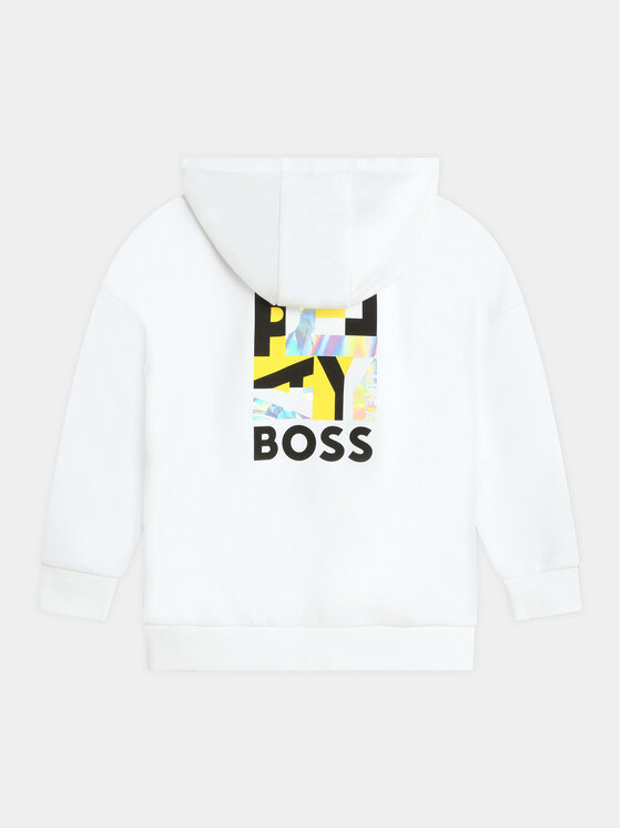 BOSS Boss Majica dugih rukava J51004 S Bijela Loose Fit