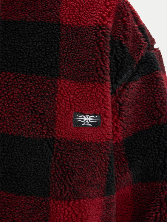 Quiksilver Quiksilver Fleecová mikina Mercury Woodlans EQYPF03070 Bordová Regular Fit