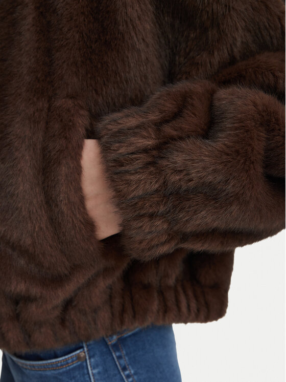Weekend Max Mara Weekend Max Mara Blană Anemone 2625086021 Maro închis Regular Fit