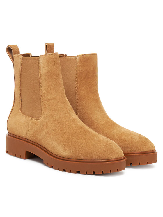LAUREN RALPH LAUREN LAUREN RALPH LAUREN Gležnjarji Chelsea 802974477001 Rjava