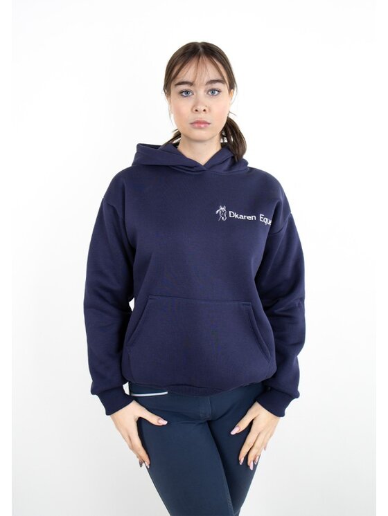 DKaren Sport DKaren Sport Bluza EQ001 Granatowy Classic Fit