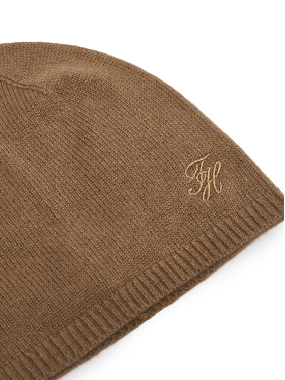 Tommy Hilfiger Tommy Hilfiger Σκούφος Script AW0AW19105 Ανοιχτό καφέ