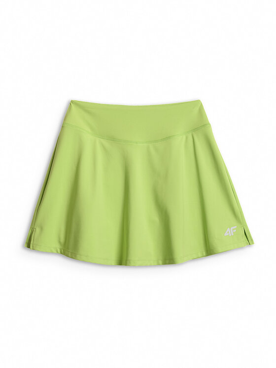 4F 4F Szorty sportowe ATHLETIC ALLURE Zielony jasny Slim Fit