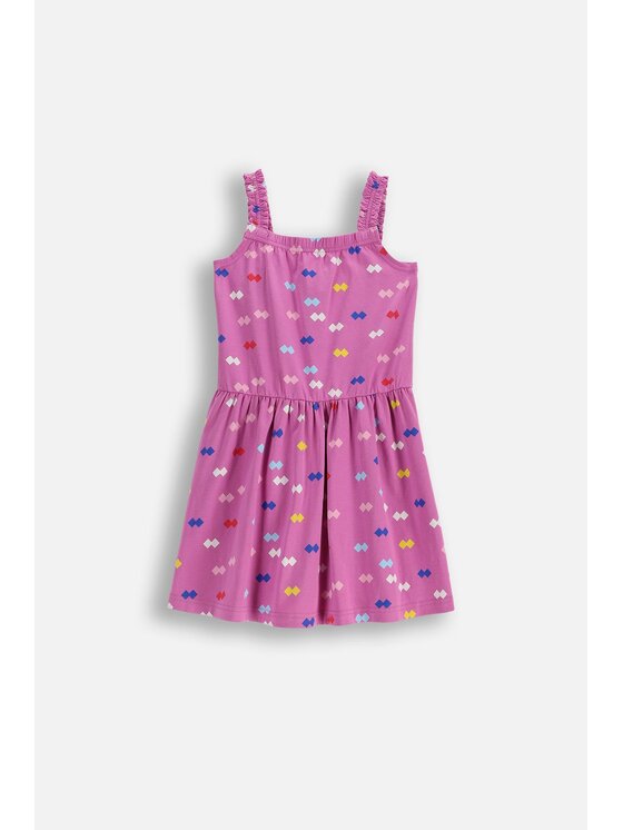 Coccodrillo Coccodrillo Každodenní šaty WC6129301QGK-016 Fialová Regular Fit