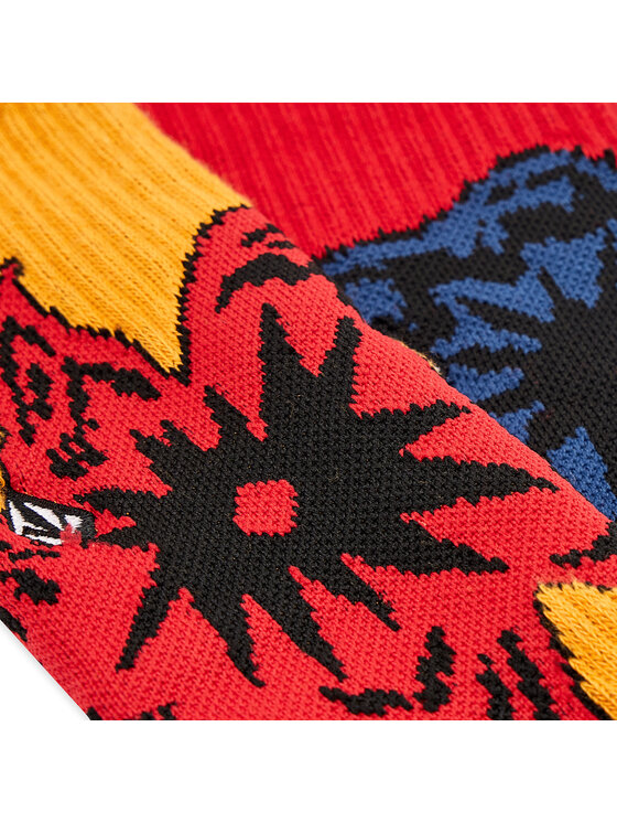 Volcom Volcom Garās zeķes Bob Mollema D6332201 Daudzkrāsains