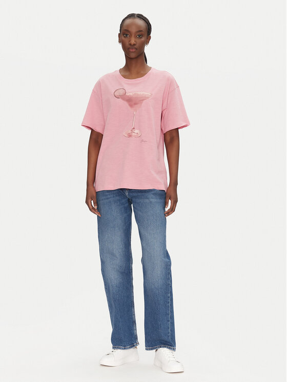 BOSS BOSS Футболка C_Eband_4 50540433 Рожевий Relaxed Fit