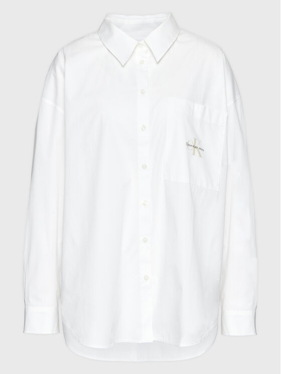 Calvin Klein Jeans Plus Calvin Klein Jeans Plus Camicia J20J220144 Bianco Regular Fit