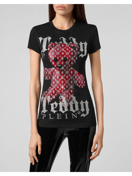 PHILIPP PLEIN PHILIPP PLEIN T-Shirt 1643 Czarny Regular Fit