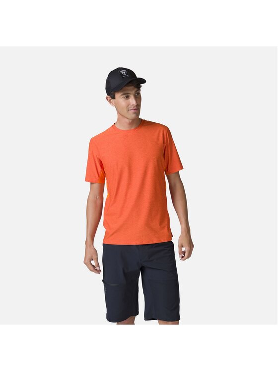Rossignol Rossignol T-Shirt Melange Ss Tee Pomarańczowy Regular Fit