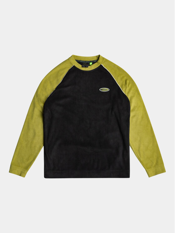 Quiksilver Quiksilver Fleecová mikina Powder Chaser H Otlr EQYFT04782 Černá Regular Fit