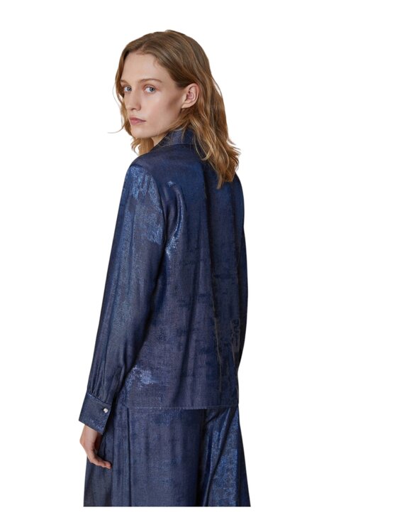 Pennyblack Pennyblack Camicia 2511111122200-004 Blu Regular Fit