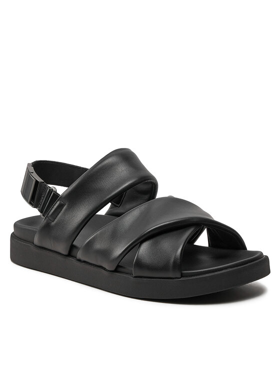 Calvin Klein Calvin Klein Σανδάλια Padded Criss Cross Sandal HM0HM01482 Μαύρο