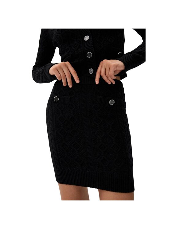 Guess Guess Spódnica Isabelle skirt swtr Czarny Regular Fit