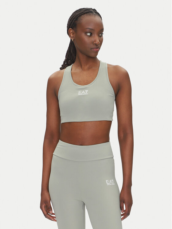 Biustonosz sportowy EA7 Emporio Armani, Rozmiar XXL, Szary, 7W000231 AF12625 U8058