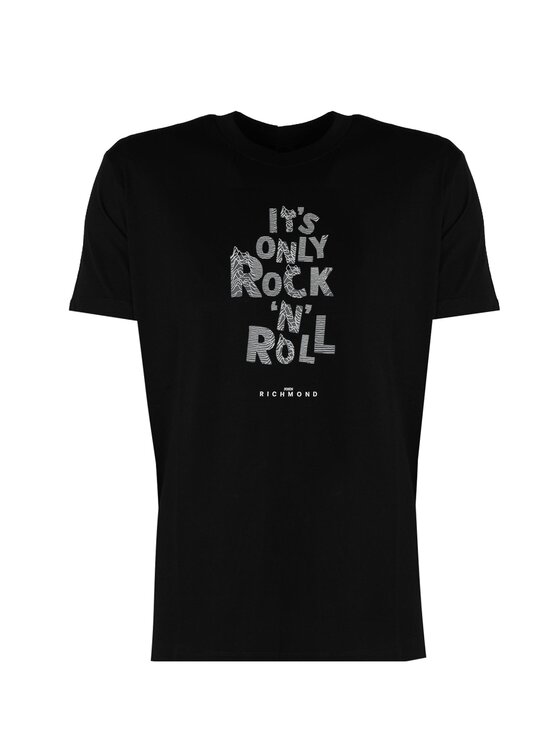John Richmond John Richmond T-Shirt HMP25030TS Μαύρο Regular Fit