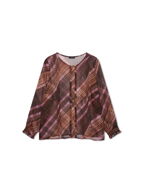 Fiorella Rubino Fiorella Rubino Camicia 5028T001568N0V2 Marrone Regular Fit