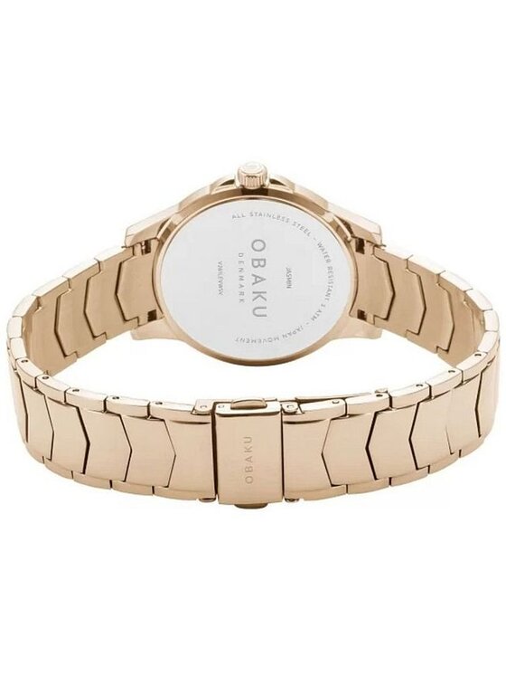 Obaku Obaku Hodinky V261LEVWSV Ružové zlato