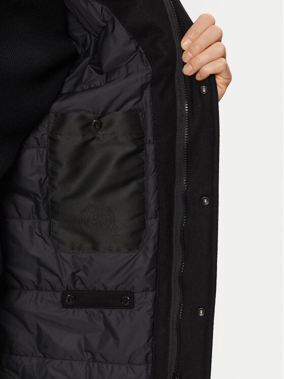 Stone Island Stone Island Μπουφάν μεταβατικό 8115454F4 Μαύρο Regular Fit