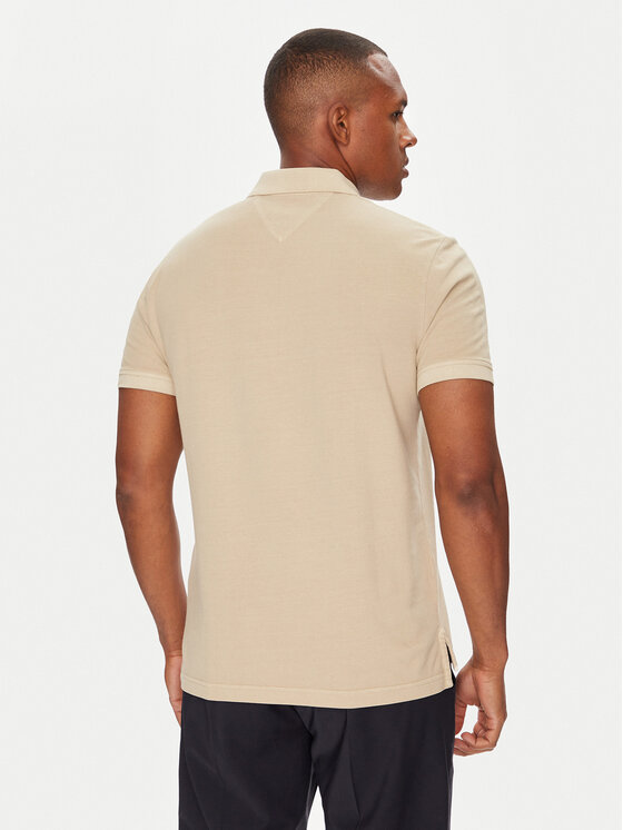 Tommy Hilfiger Tommy Hilfiger Polokošeľa MW0MW34757 Béžová Regular Fit