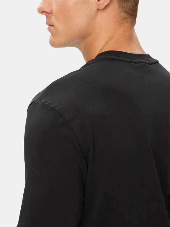 Napapijri Napapijri Тишърт S-Badge NP0A8949 Черен Regular Fit