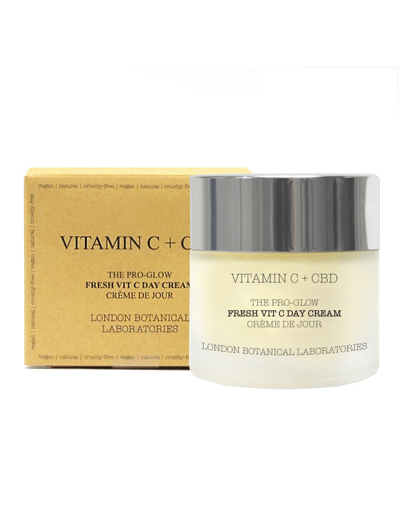 London Botanical Laboratories London Botanical Laboratories Witamina c + CBD | Krem na dzień Pro-Glow Krem na dzień
