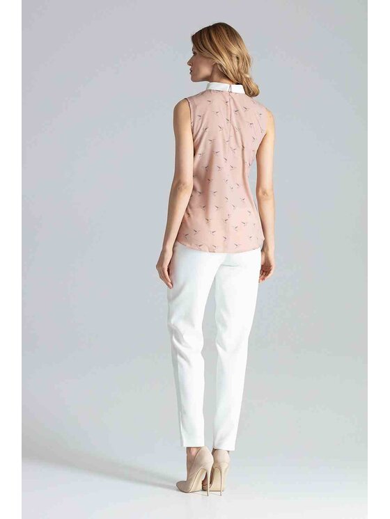 FIGL FIGLFIGL Blusa M370 Rosa Regular Fit