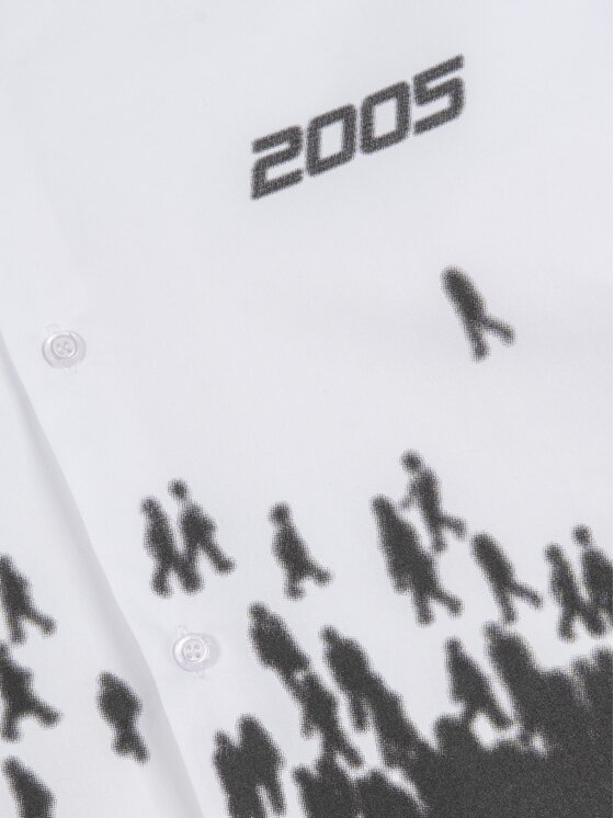 2005 2005 Košeľa Crowd Shirt (white) Biela Oversize
