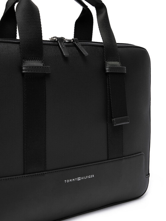 Tommy Hilfiger Tommy Hilfiger Laptoptáska Th Modern Computer Bag AM0AM13637 Fekete