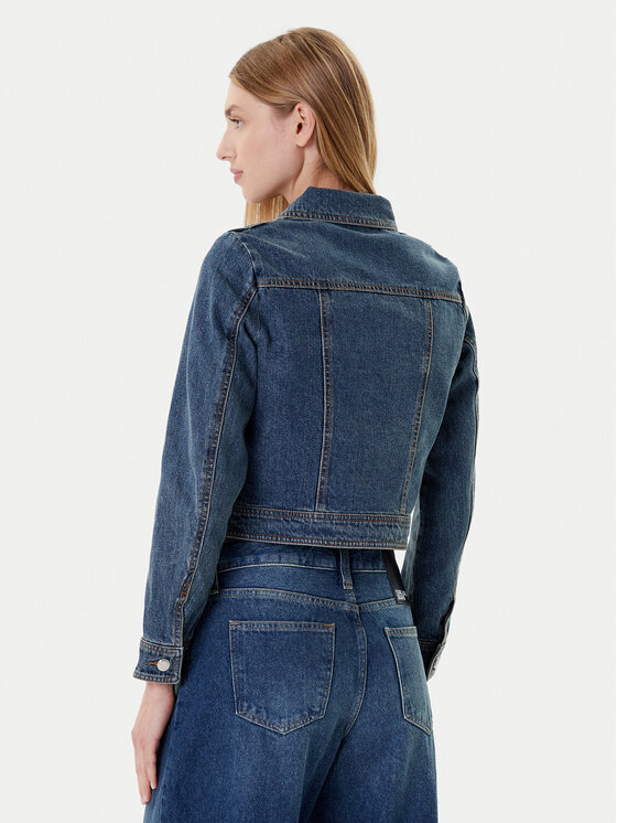 Morgan Morgan Jeansová bunda 252-GPERF Tmavomodrá Regular Fit