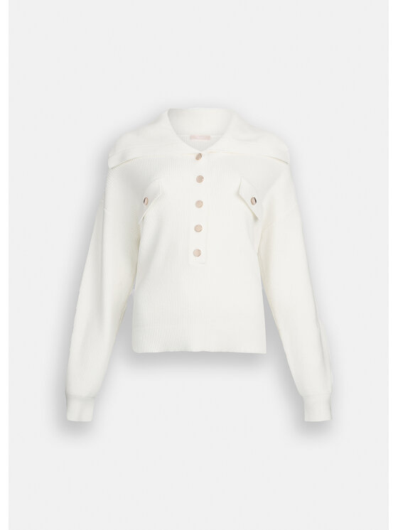 Liu Jo Liu Jo Maglione MF5373MS99E10701 Bianco Regular Fit