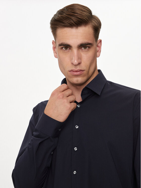 Calvin Klein Calvin Klein Ing K10K113160 Sötétkék Slim Fit