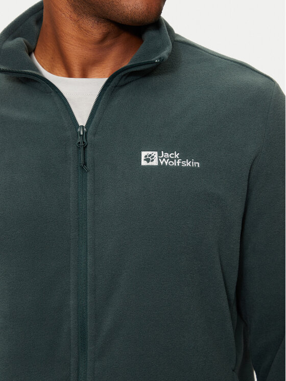 Jack Wolfskin Jack Wolfskin Полар Taunus Fz 1711451 Зелен Regular Fit