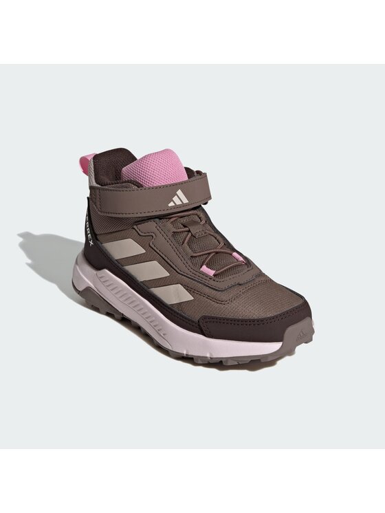 adidas adidas Трекінгові черевики Terrex Anylander Mid Children Hiking Shoes JR9726 Коричневий